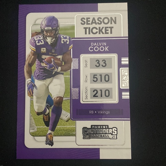 Dalvin cook - 2022 panini contenders football #65 - Picture 1 of 2